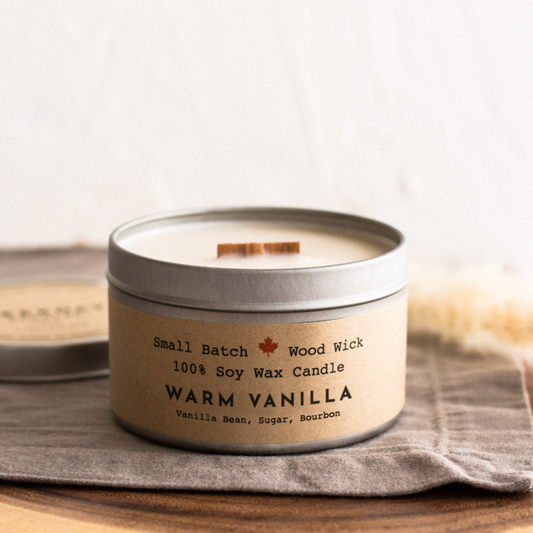 Warm Vanilla Candle Tin