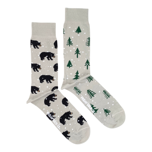 Men's Limited Holiday Edition Bear & Tree Socks
