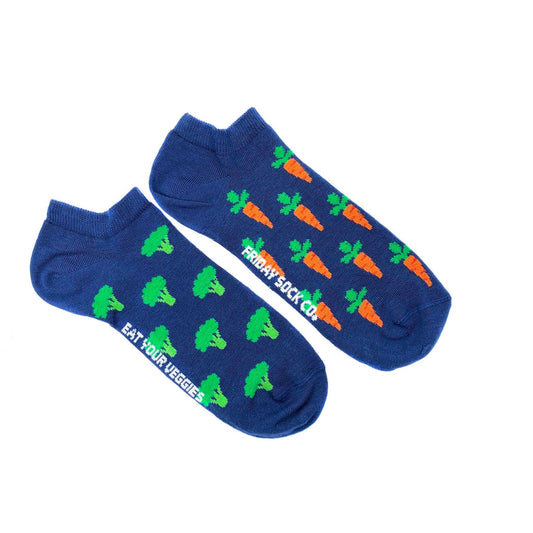 Men's Broccoli & Carrot Veggie Ankle Socks