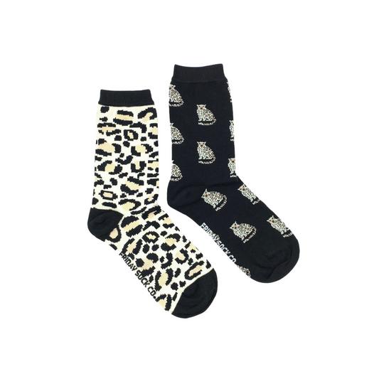 Women's Leopard & Leopard Spots Socks