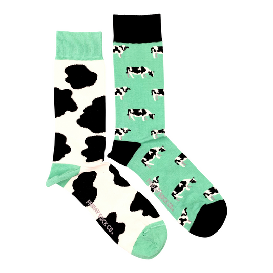 Men's Cow Spot Socks