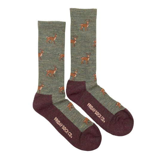 Men's Deer Merino Wool Socks