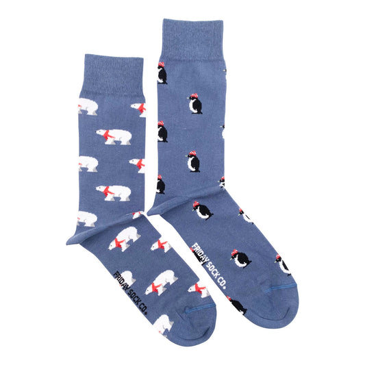 Men's Limited Edition Polar Bear & Penguin Socks