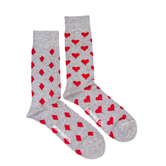Men's Diamonds & Hearts Socks