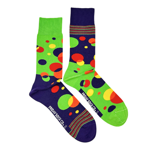 Men's CDSS Canadian Down Syndrome Society Bubbles Socks