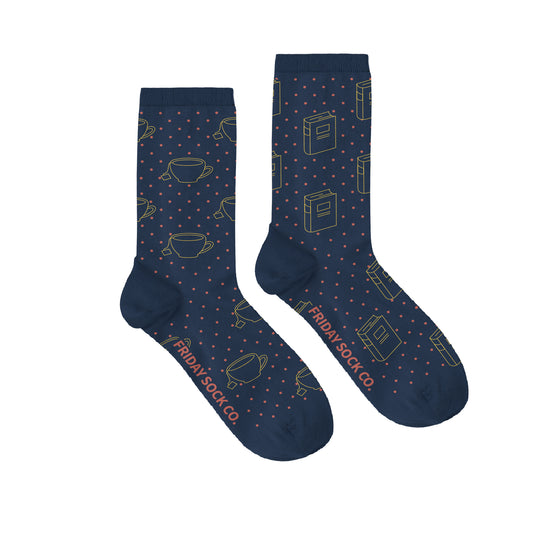 Women's Book & Tea Socks