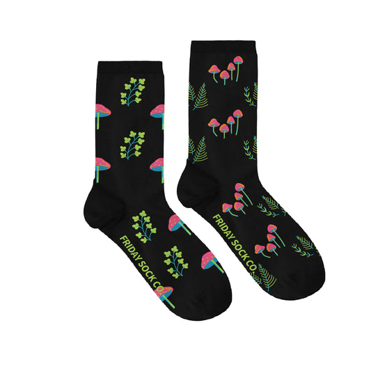 Women's Neon Mushroom Socks