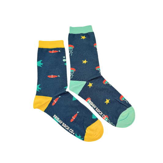 Women's Jellyfish & Fish Socks