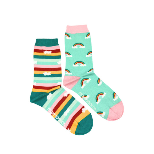 Women's Rainbow & Stripes Socks