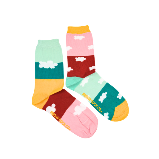 Women's Cloud & Stripes Socks