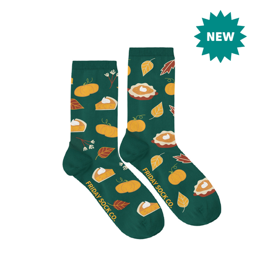 Women's Pumpkin Pie Fun Mismatched Socks