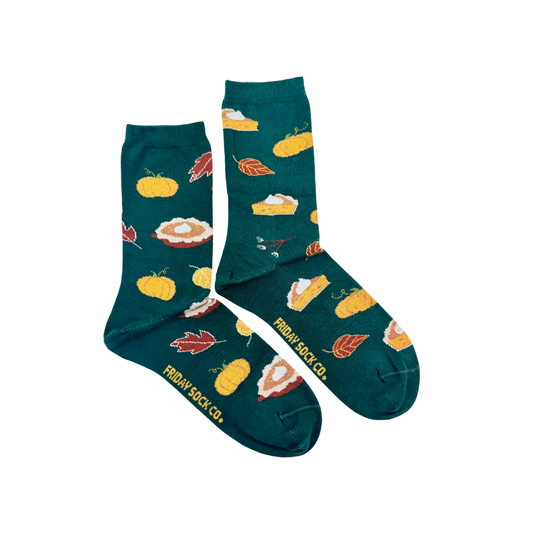 Women's Pumpkin Pie Fun Mismatched Socks