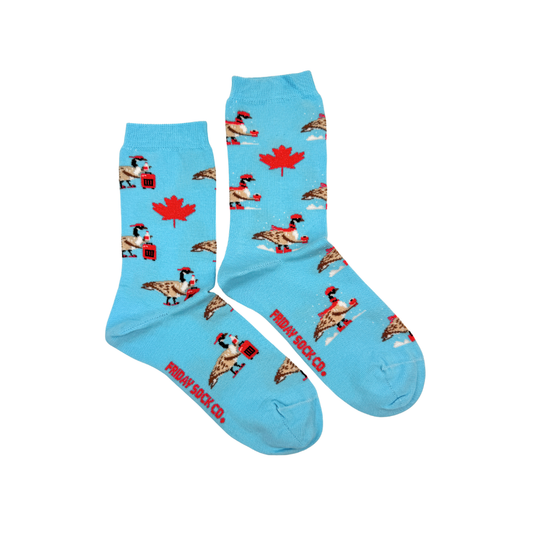 Women's Canada Goose in Winter Mismatched Socks
