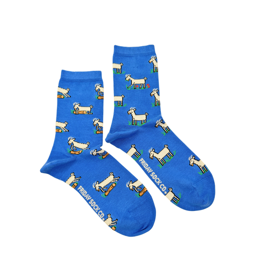 Women's Goat This Did Good Mismatched Crew Socks