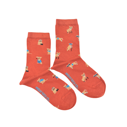 Women's Old Doggies This Did Good Mismatched Crew Socks