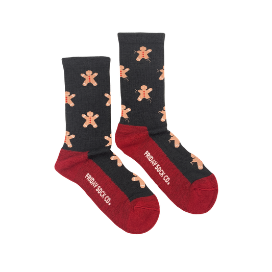 Women’s Gingerbread Bite Merino Wool Socks
