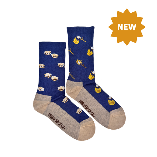 Women's Camping Smores Wool Socks