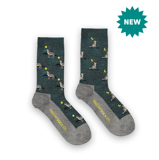PRE-ORDER Women's Wolf & Moon Merino Wool Socks