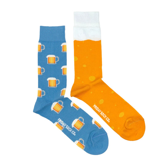 Men's Beer & Mug Mid-Calf Sock