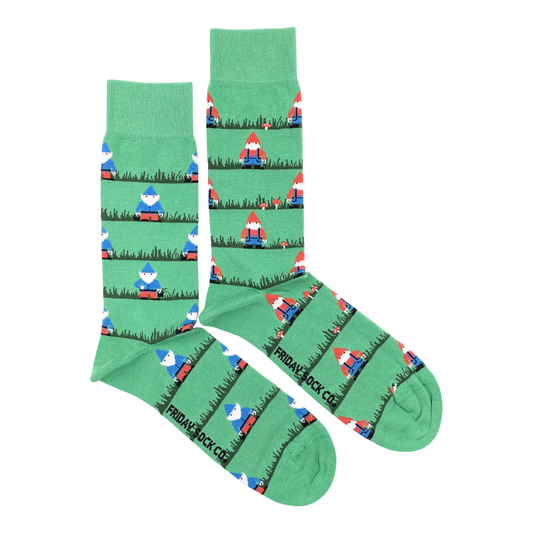 Men's Garden Grandpa Gnomes Socks