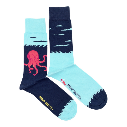 Men's Kraken & Ship Socks