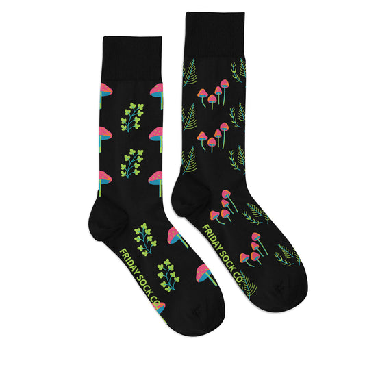 Men's Neon Mushroom Socks
