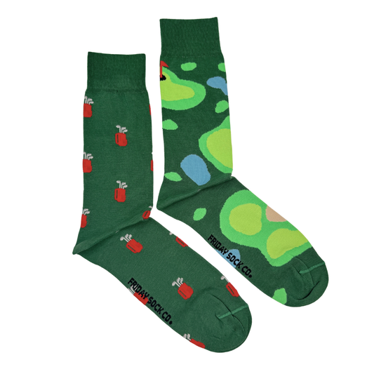Men's Golf Clubs & Golf Course Mid-Calf Socks