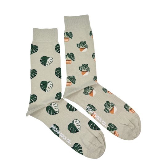 Men's Monstera Plant Socks