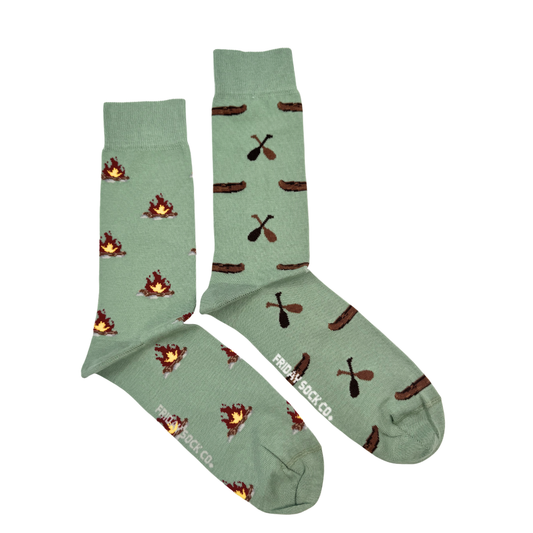Men's Canoe & Campfire Socks