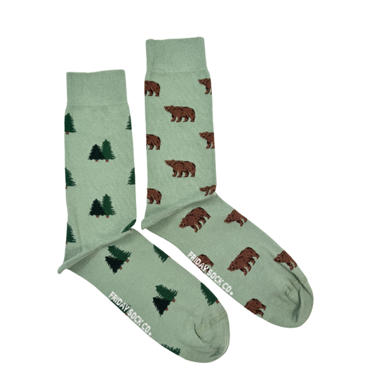 Men's Forest & Bear Socks