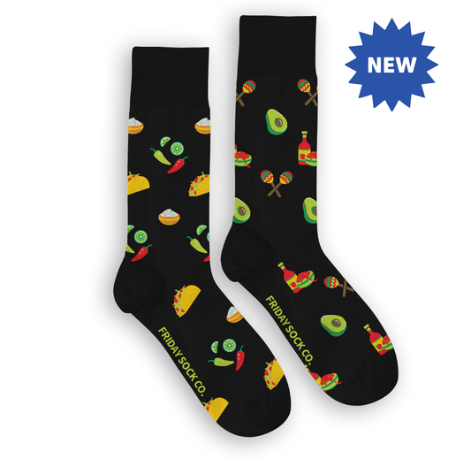 Men's Taco Night Mismatched Socks