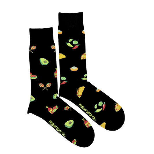 Men's Taco Night Mismatched Socks