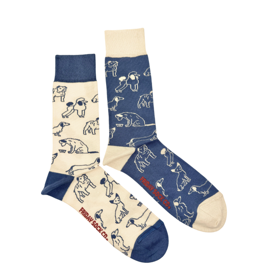 Men's Dogs This Did Good Mismatched Socks