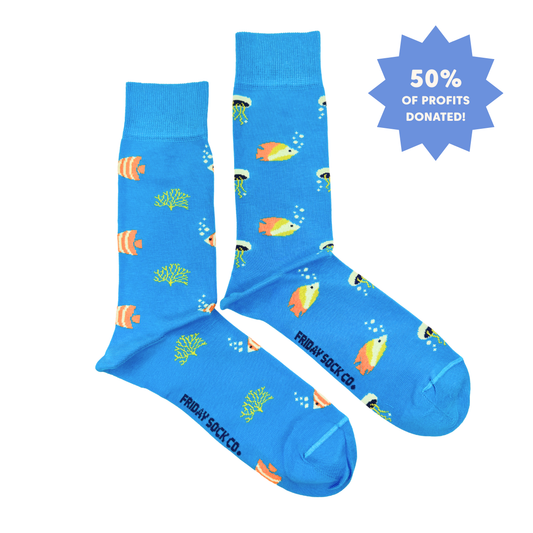 Men's Oceanlife This Did Good Mismatched Socks