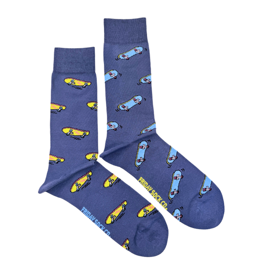 Men's Skateboarding This Did Good Mismatched Socks