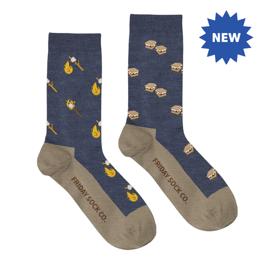 PRE-ORDER Men’s Camping Smores Merino Wool Socks