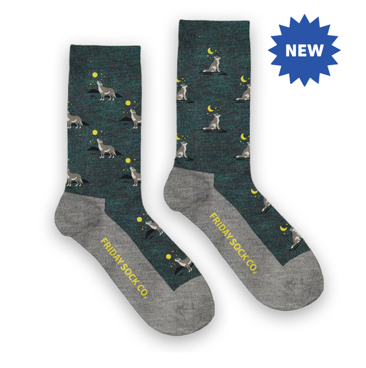 PRE-ORDER Men’s Wolf & Moon Merino Wool Socks
