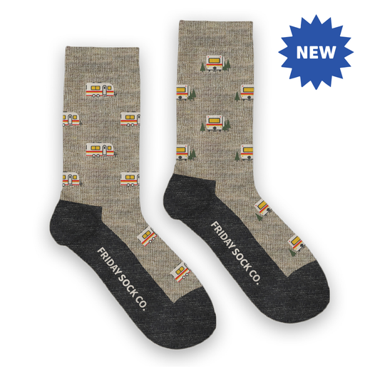 PRE-ORDER Men's Trailer & Camping Merino Wool Socks