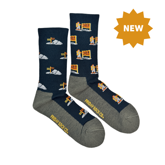 Men's Hiking Sign Merino Wool Socks
