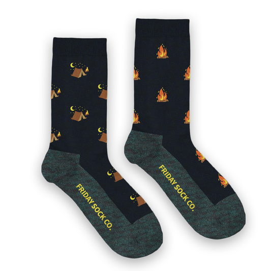 Men’s Camping at Night Merino Wool Socks