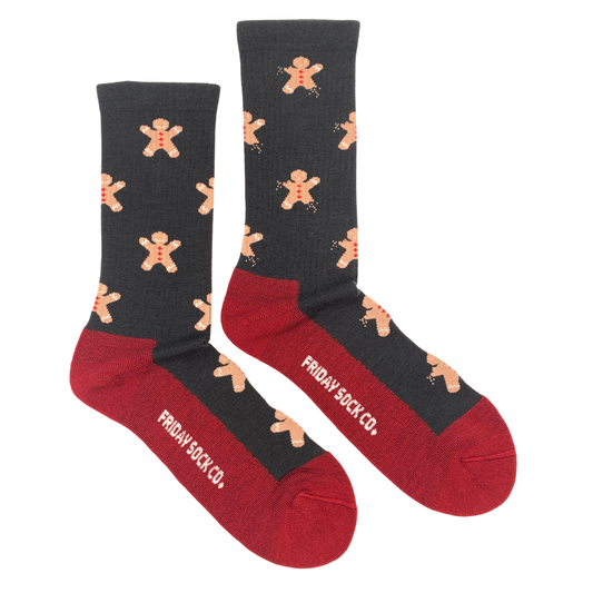 Men’s Gingerbread Bite Merino Wool Socks