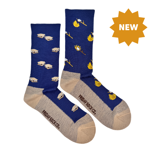 Men's Camping Smores Merino Wool Socks