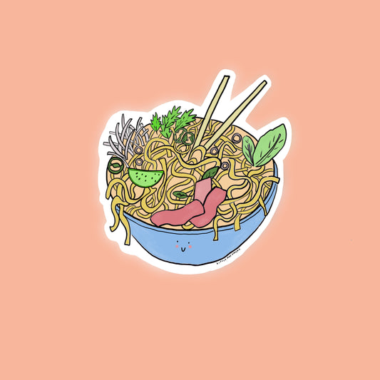 Pho Vinyl Sticker - New with smiley  :)
