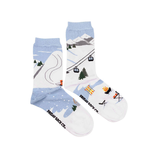 Women's Ski Scene Socks