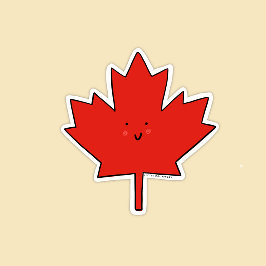 Smiley Maple Leaf