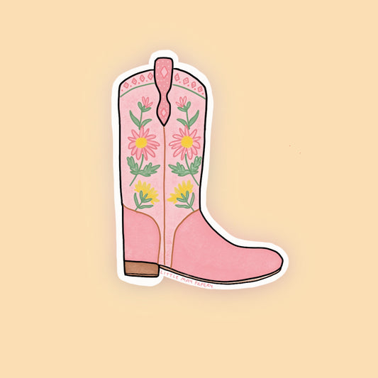 Cowboy Boot Sticker