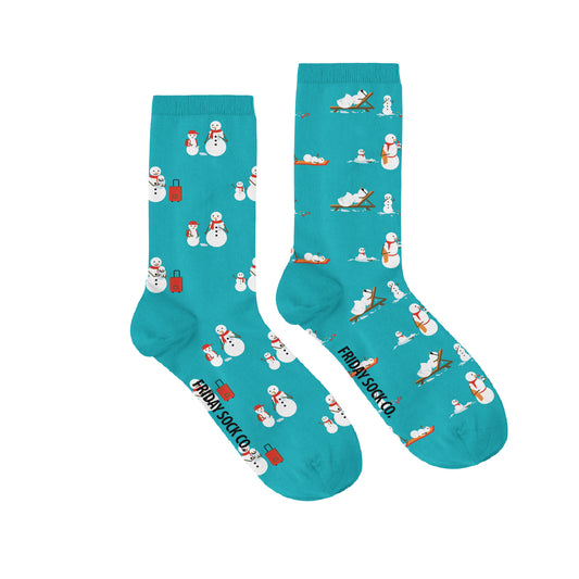 Women's Snowman Vacation Socks