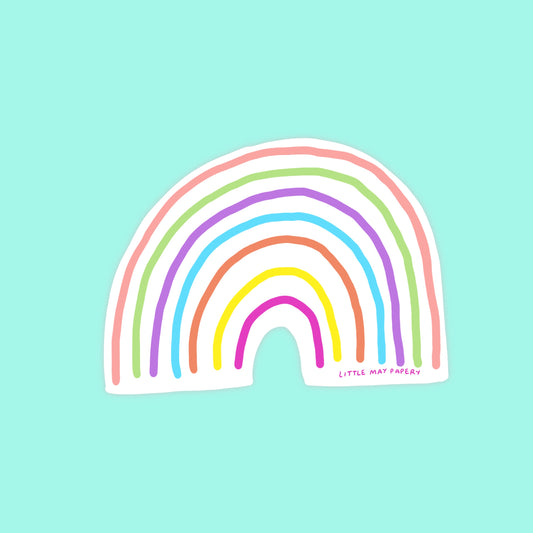 Rainbow Vinyl Sticker