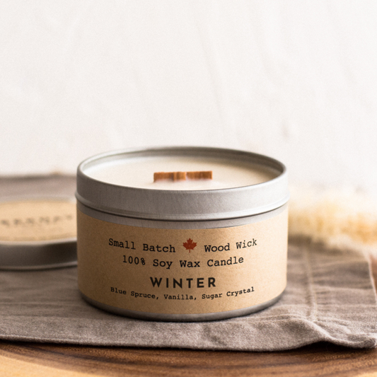 Winter Candle Tin