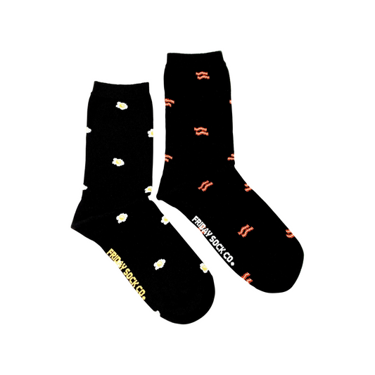 Women's Tiny Bacon & Eggs Socks